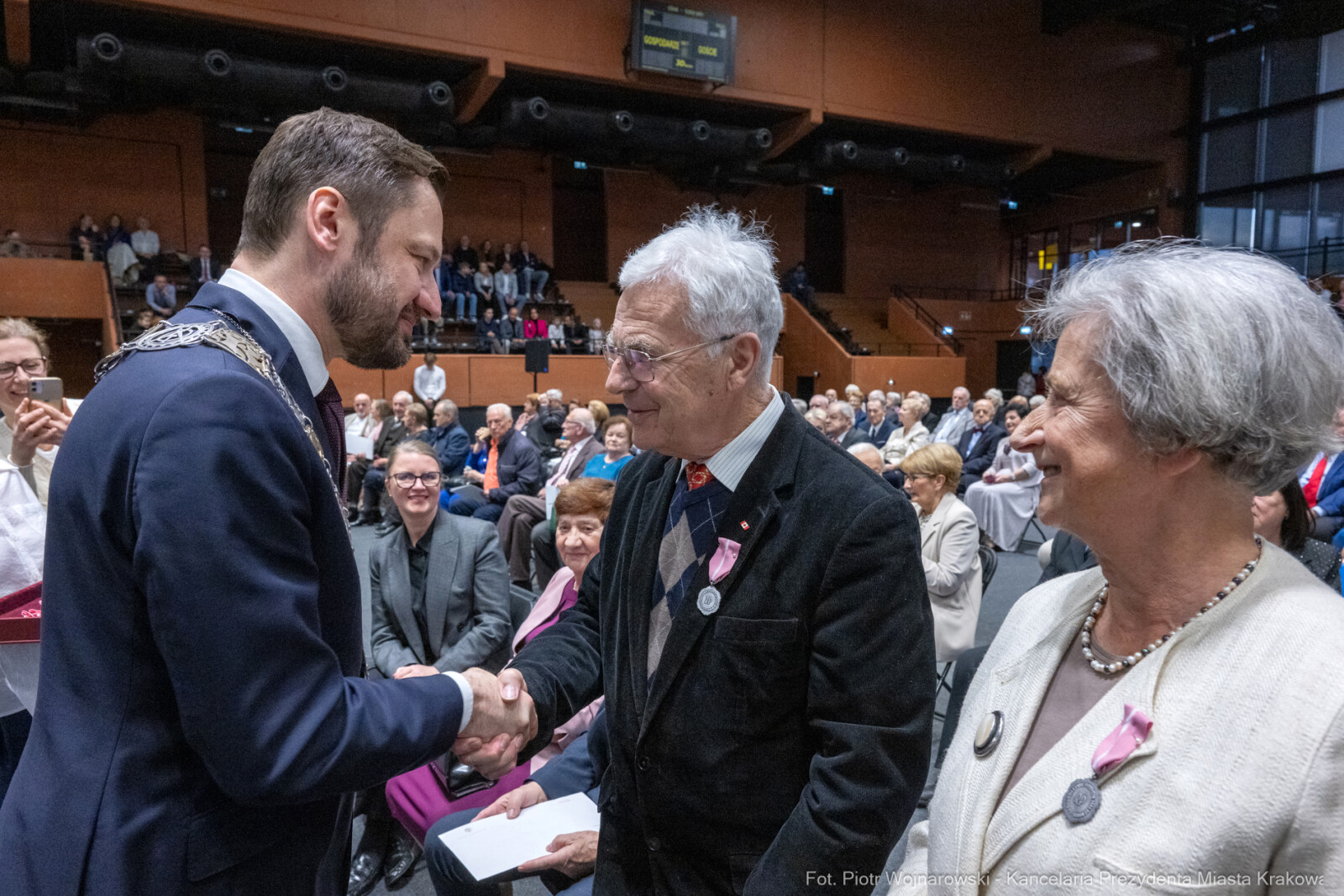 Miszalski, medale, seniorzy, Długoletnie Pożycie Małżeńskie, zdjęcia  Autor: Piotr Wojnarowski