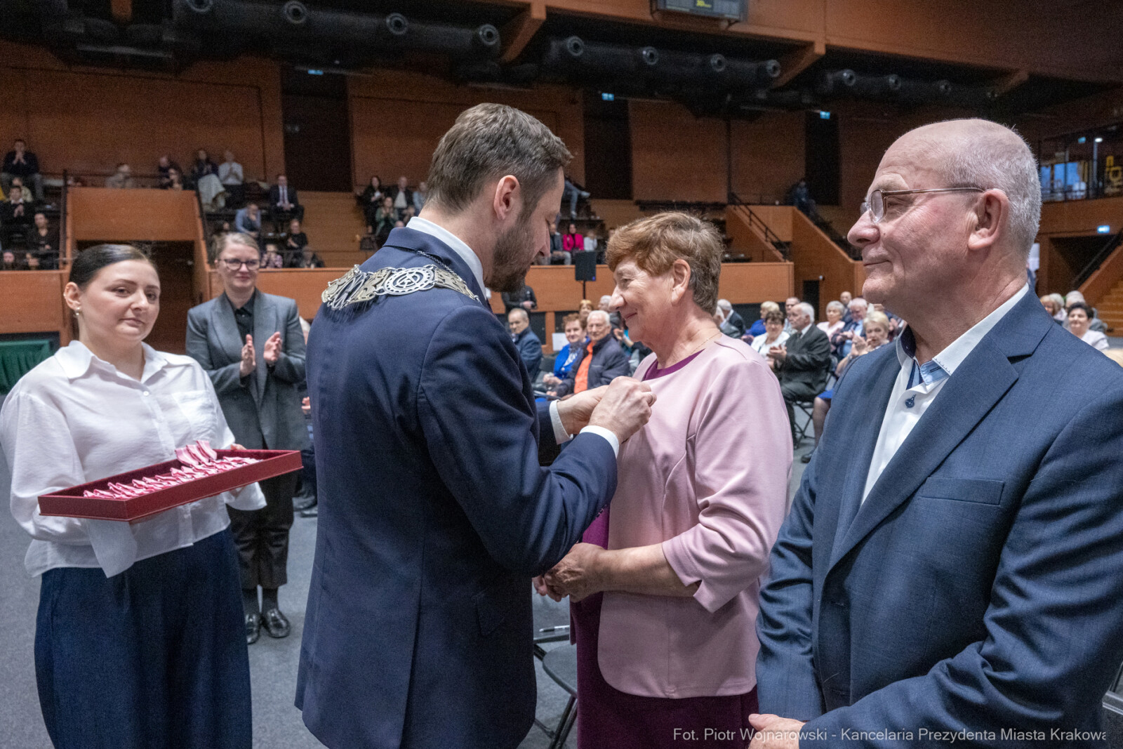 Miszalski, medale, seniorzy, Długoletnie Pożycie Małżeńskie, zdjęcia  Autor: Piotr Wojnarowski