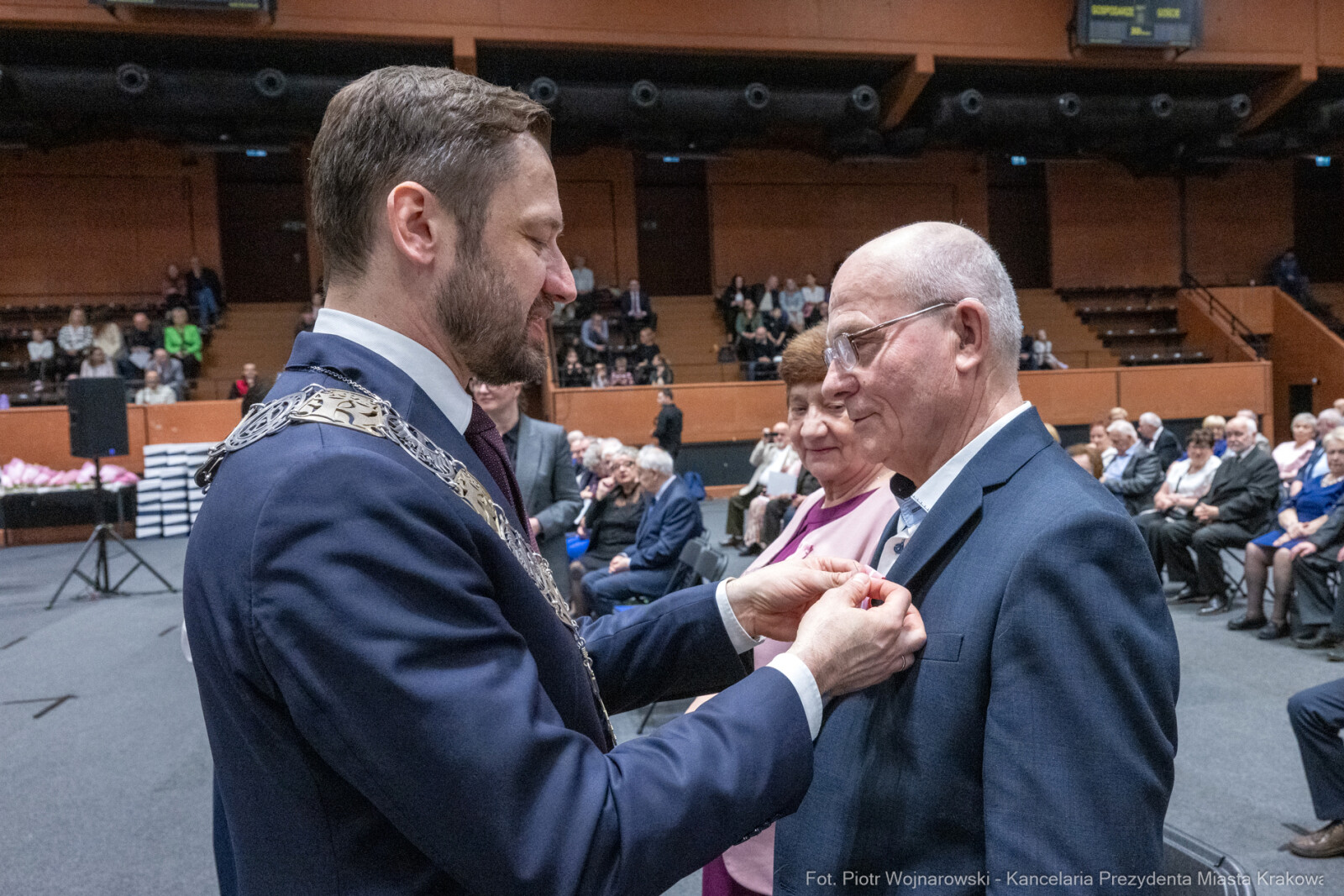 Miszalski, medale, seniorzy, Długoletnie Pożycie Małżeńskie, zdjęcia  Autor: Piotr Wojnarowski