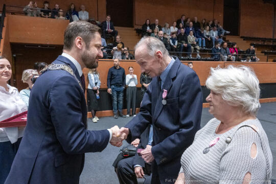 Miszalski, medale, seniorzy, Długoletnie Pożycie Małżeńskie, zdjęcia