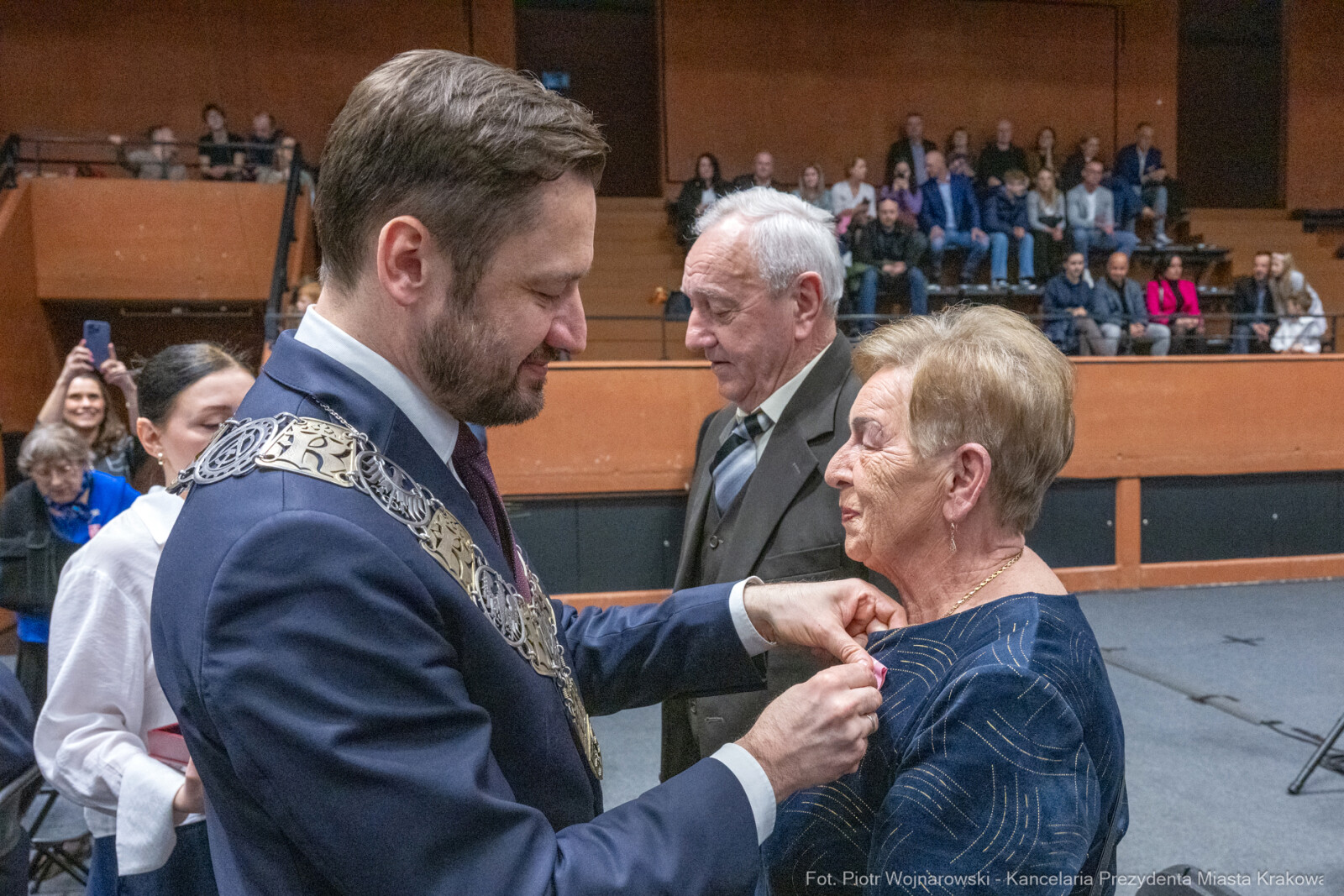 Miszalski, medale, seniorzy, Długoletnie Pożycie Małżeńskie, zdjęcia  Autor: Piotr Wojnarowski