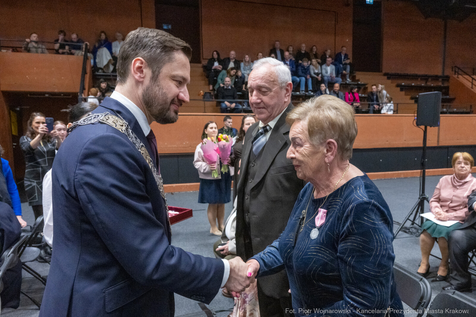 Miszalski, medale, seniorzy, Długoletnie Pożycie Małżeńskie, zdjęcia  Autor: Piotr Wojnarowski