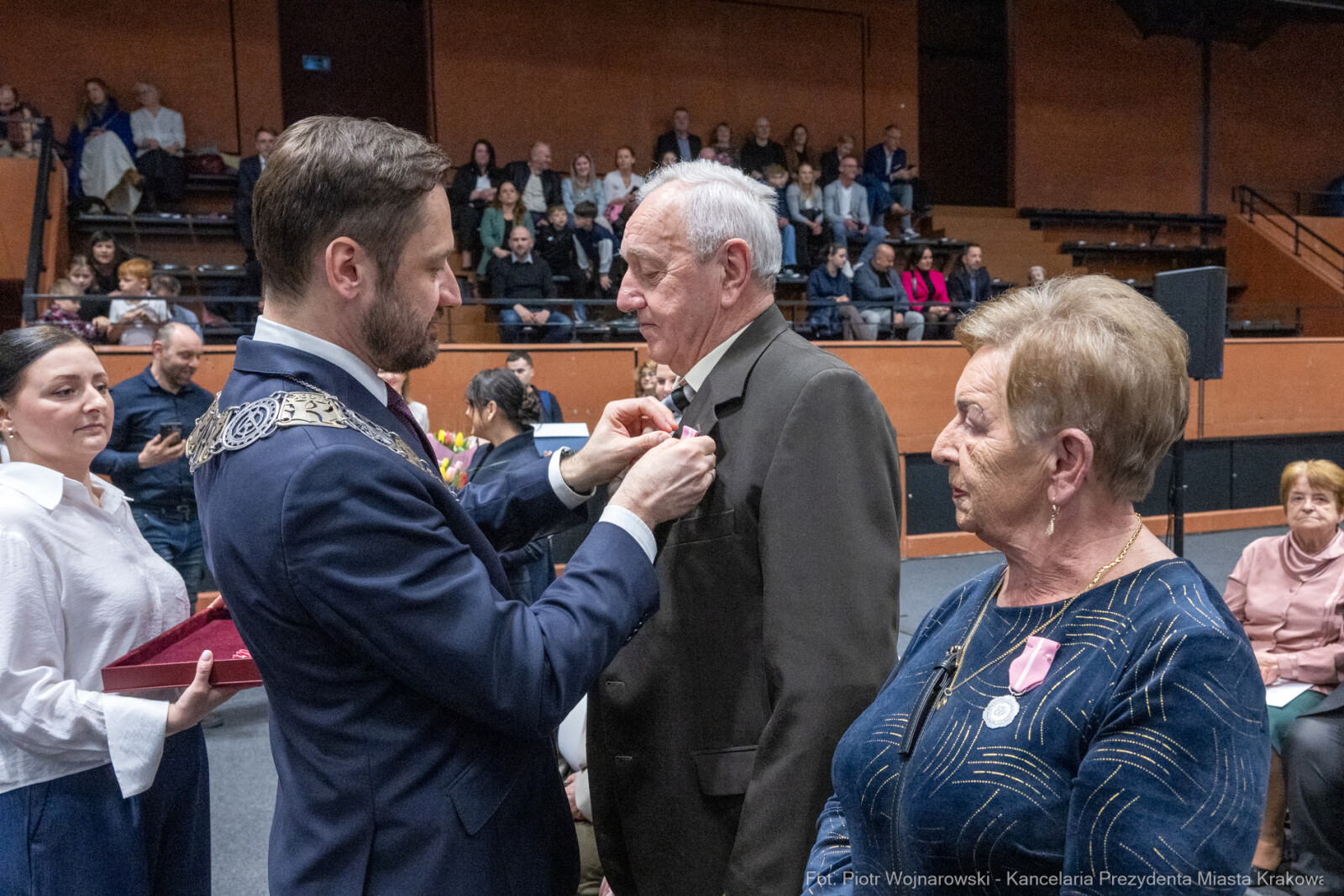 Miszalski, medale, seniorzy, Długoletnie Pożycie Małżeńskie, zdjęcia  Autor: Piotr Wojnarowski