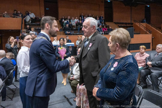 Miszalski, medale, seniorzy, Długoletnie Pożycie Małżeńskie, zdjęcia
