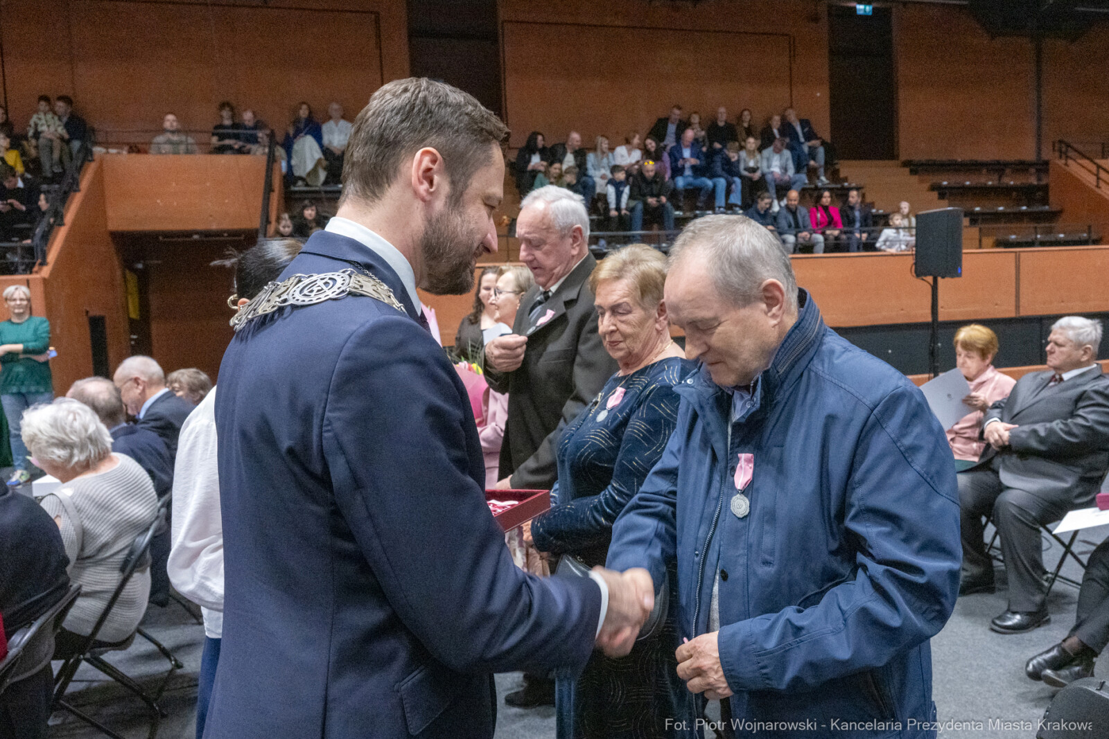 Miszalski, medale, seniorzy, Długoletnie Pożycie Małżeńskie, zdjęcia  Autor: Piotr Wojnarowski