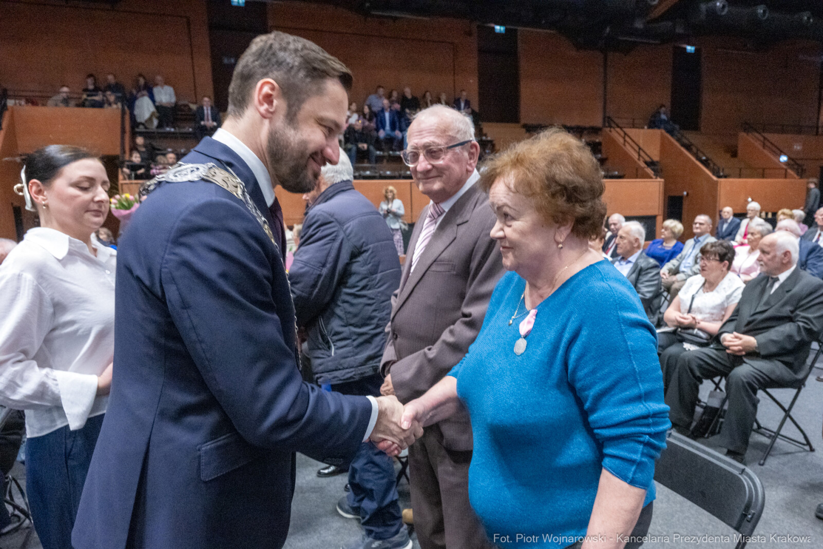 Miszalski, medale, seniorzy, Długoletnie Pożycie Małżeńskie, zdjęcia  Autor: Piotr Wojnarowski