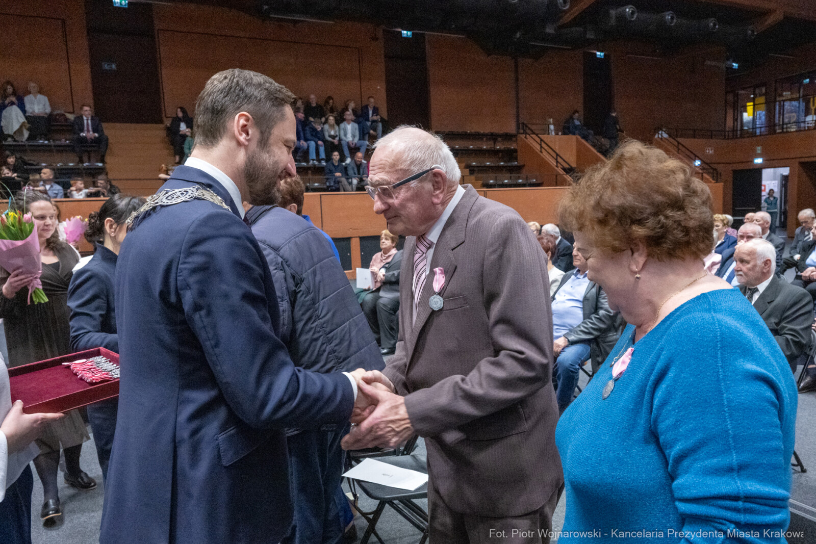 Miszalski, medale, seniorzy, Długoletnie Pożycie Małżeńskie, zdjęcia  Autor: Piotr Wojnarowski