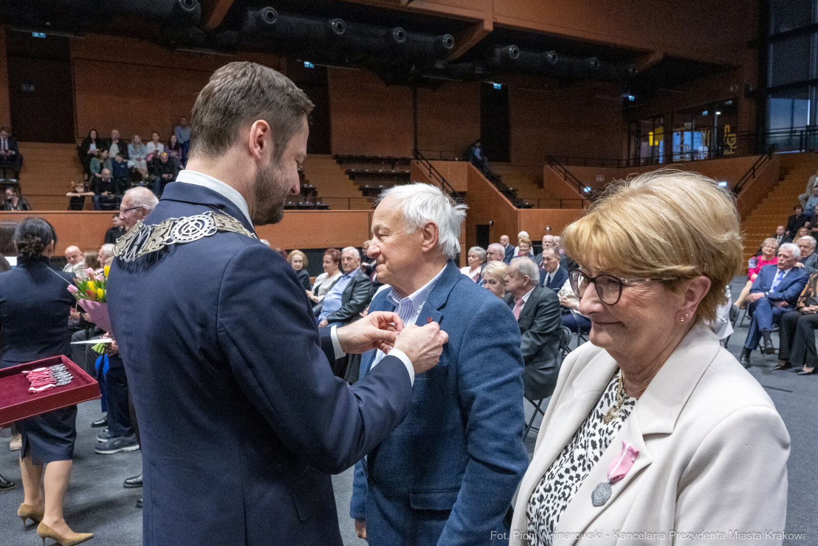 Miszalski, medale, seniorzy, Długoletnie Pożycie Małżeńskie, zdjęcia  Autor: Piotr Wojnarowski