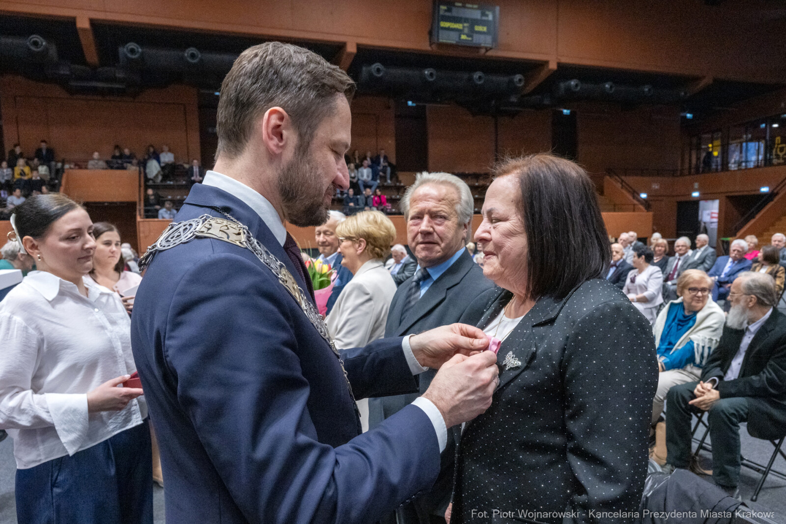 Miszalski, medale, seniorzy, Długoletnie Pożycie Małżeńskie, zdjęcia  Autor: Piotr Wojnarowski