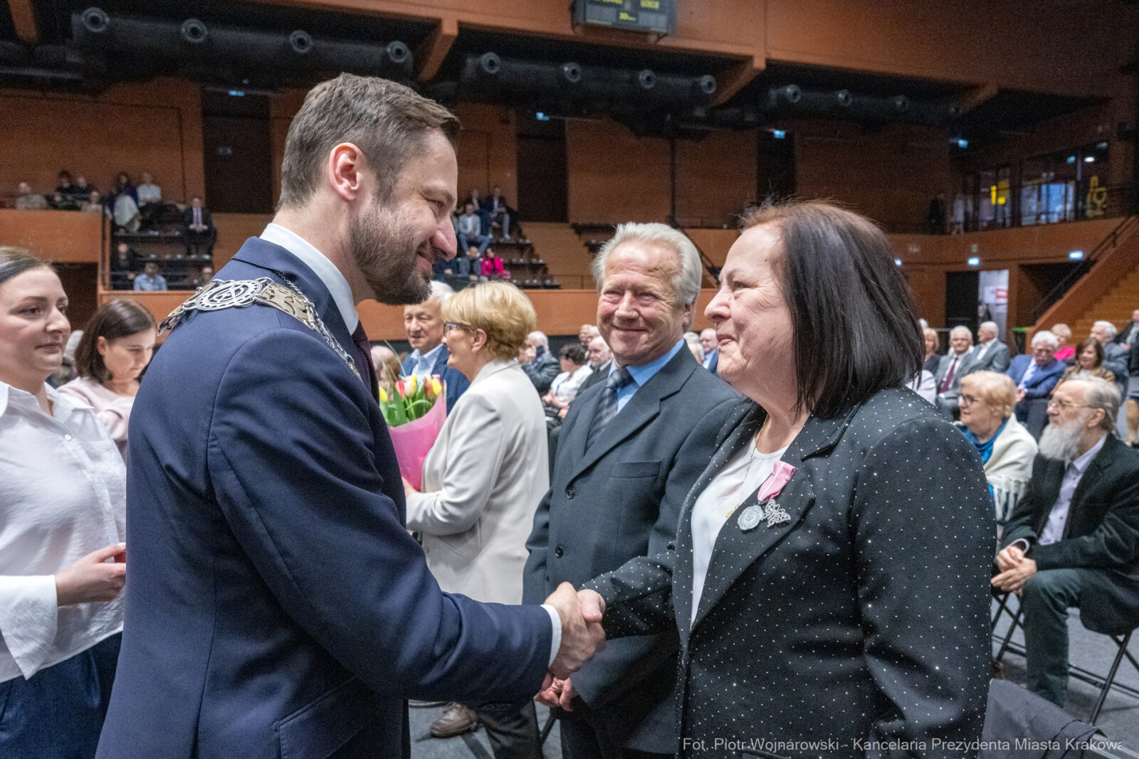 Miszalski, medale, seniorzy, Długoletnie Pożycie Małżeńskie, zdjęcia  Autor: Piotr Wojnarowski