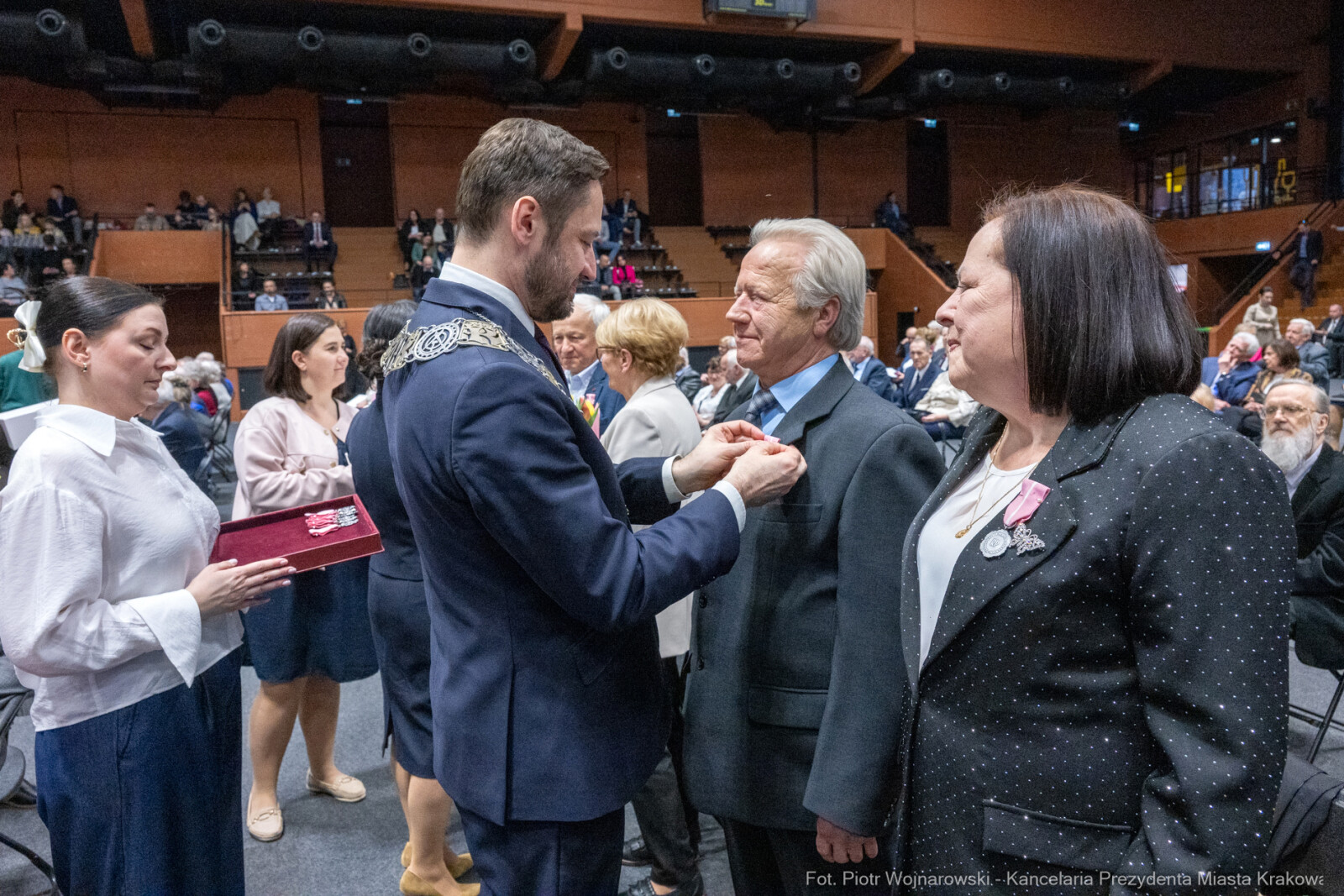 Miszalski, medale, seniorzy, Długoletnie Pożycie Małżeńskie, zdjęcia  Autor: Piotr Wojnarowski