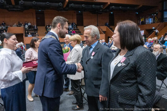 Miszalski, medale, seniorzy, Długoletnie Pożycie Małżeńskie, zdjęcia
