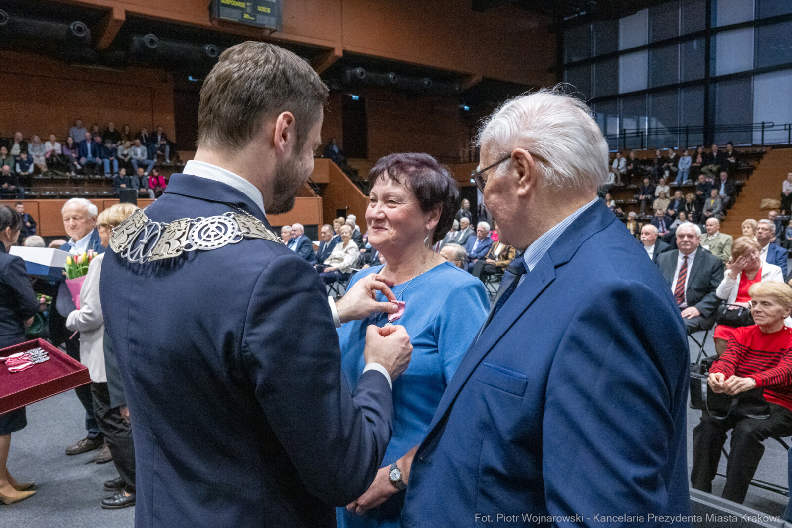 Miszalski, medale, seniorzy, Długoletnie Pożycie Małżeńskie, zdjęcia  Autor: Piotr Wojnarowski