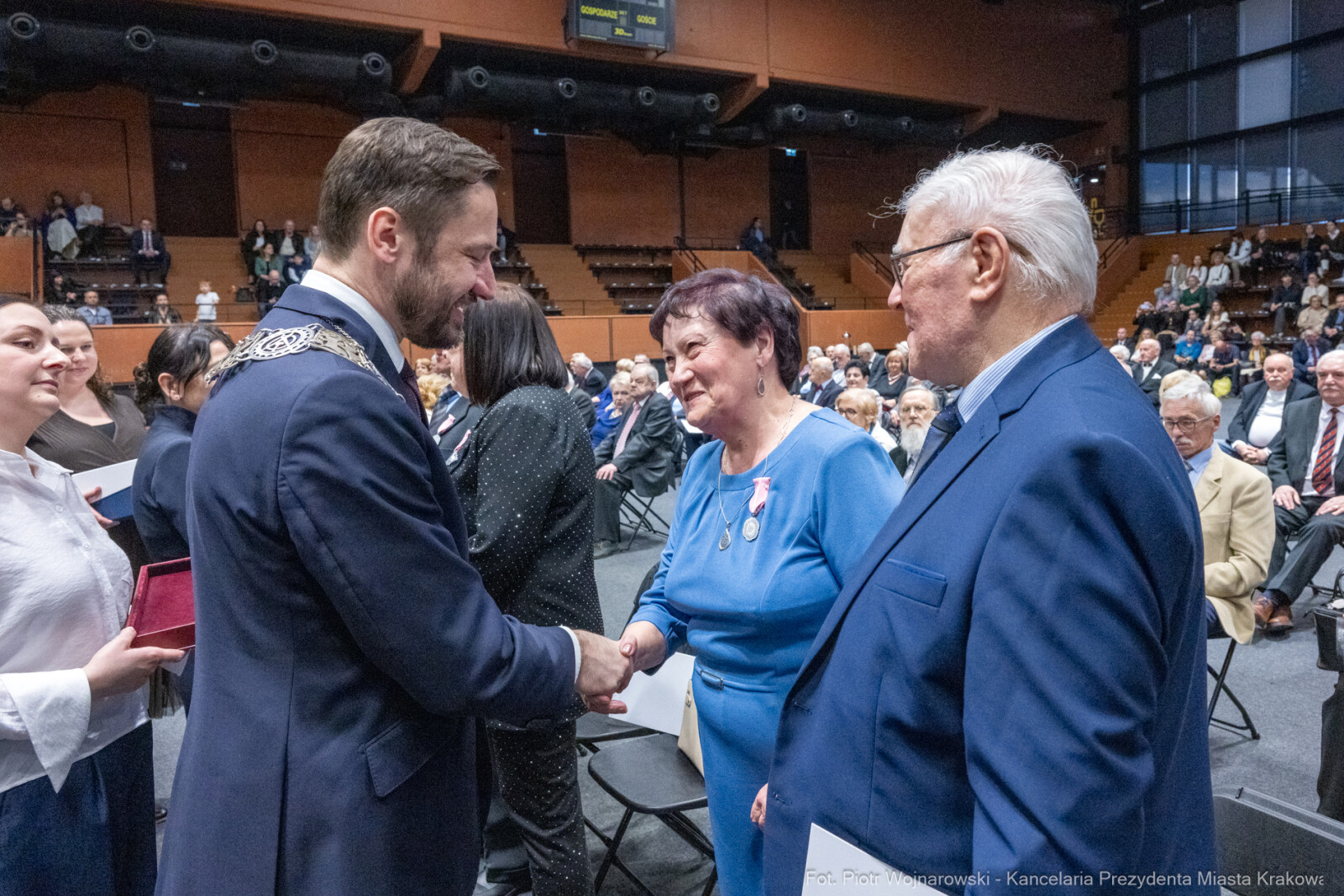 Miszalski, medale, seniorzy, Długoletnie Pożycie Małżeńskie, zdjęcia  Autor: Piotr Wojnarowski