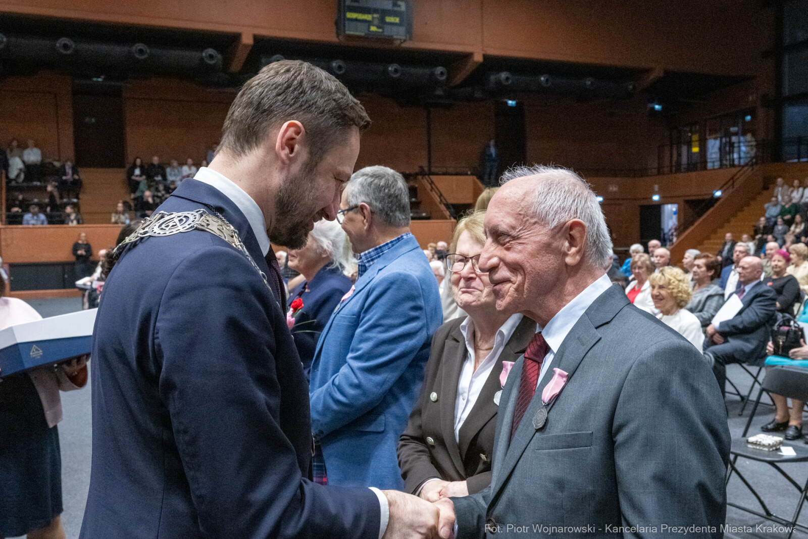 Miszalski, medale, seniorzy, Długoletnie Pożycie Małżeńskie, zdjęcia  Autor: Piotr Wojnarowski