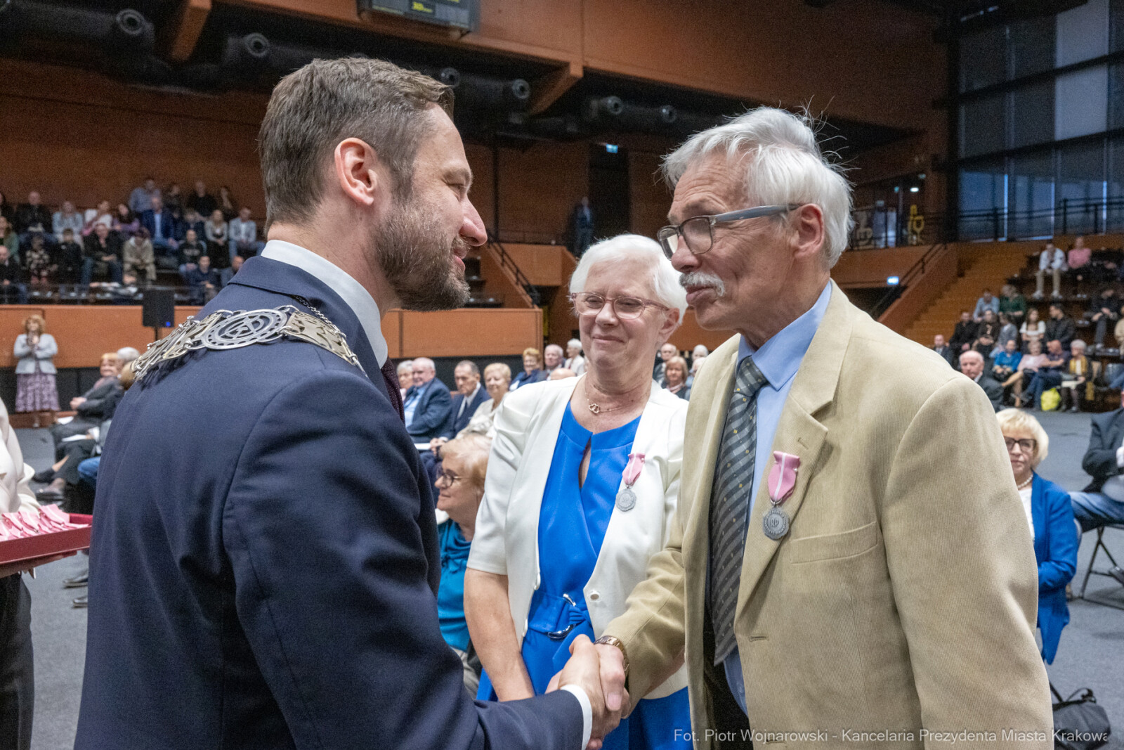 Miszalski, medale, seniorzy, Długoletnie Pożycie Małżeńskie, zdjęcia  Autor: Piotr Wojnarowski
