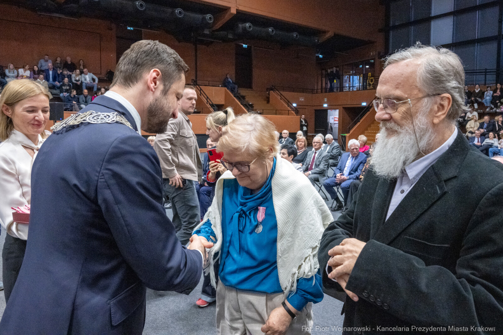 Miszalski, medale, seniorzy, Długoletnie Pożycie Małżeńskie, zdjęcia  Autor: Piotr Wojnarowski
