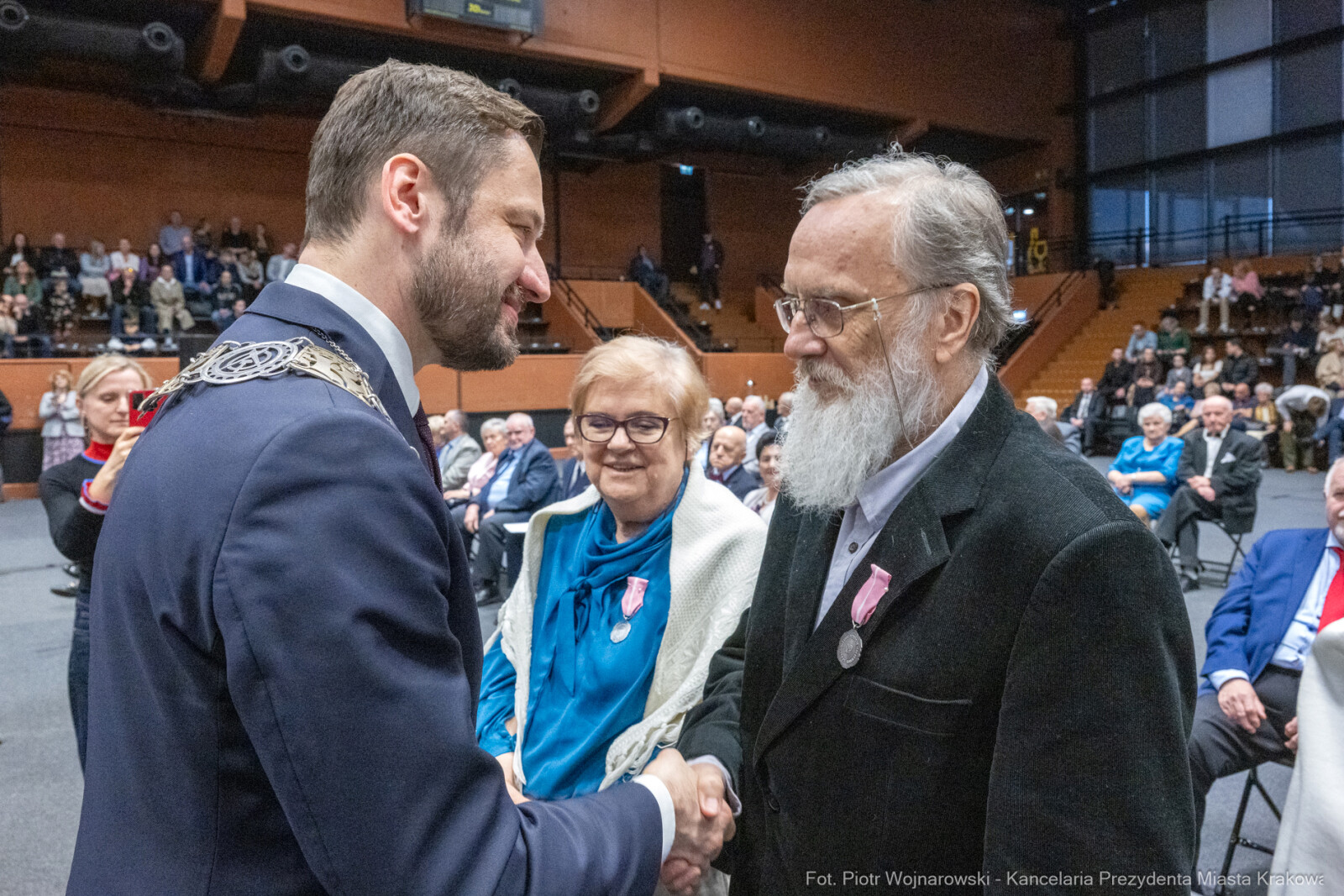 Miszalski, medale, seniorzy, Długoletnie Pożycie Małżeńskie, zdjęcia  Autor: Piotr Wojnarowski