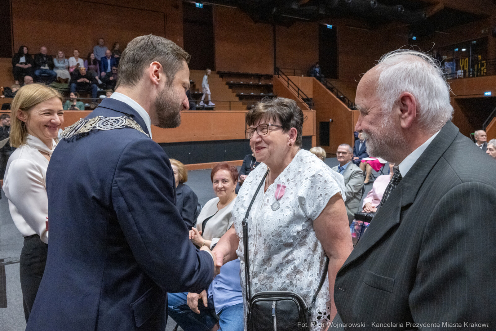 Miszalski, medale, seniorzy, Długoletnie Pożycie Małżeńskie, zdjęcia  Autor: Piotr Wojnarowski