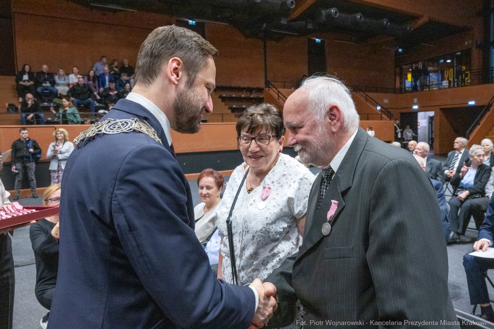 Miszalski, medale, seniorzy, Długoletnie Pożycie Małżeńskie, zdjęcia  Autor: Piotr Wojnarowski