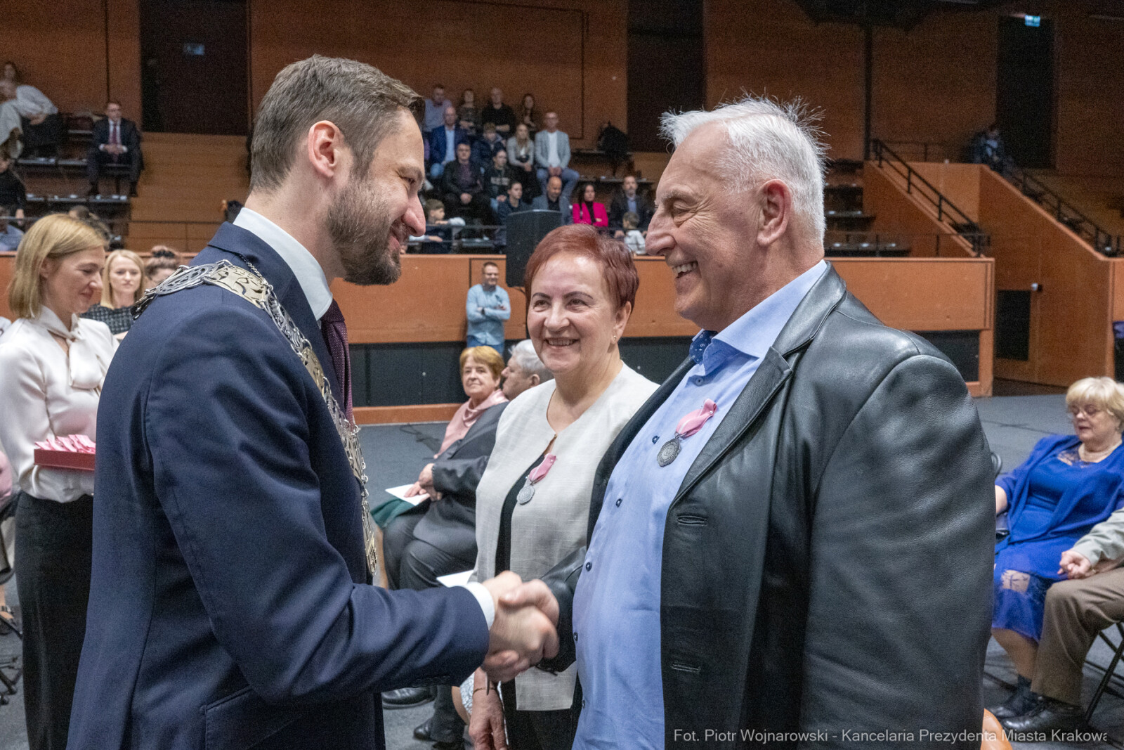 Miszalski, medale, seniorzy, Długoletnie Pożycie Małżeńskie, zdjęcia  Autor: Piotr Wojnarowski