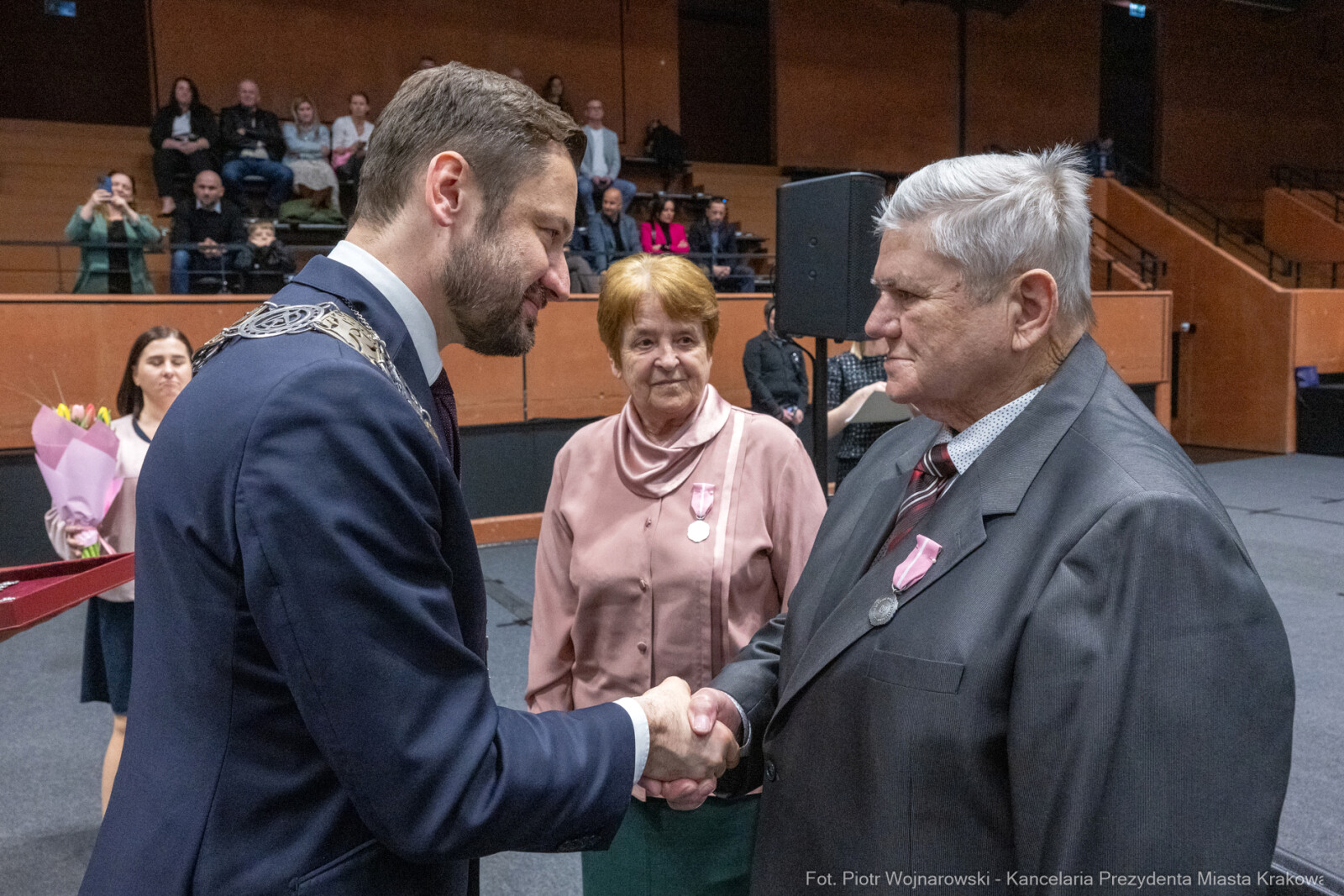 Miszalski, medale, seniorzy, Długoletnie Pożycie Małżeńskie, zdjęcia  Autor: Piotr Wojnarowski