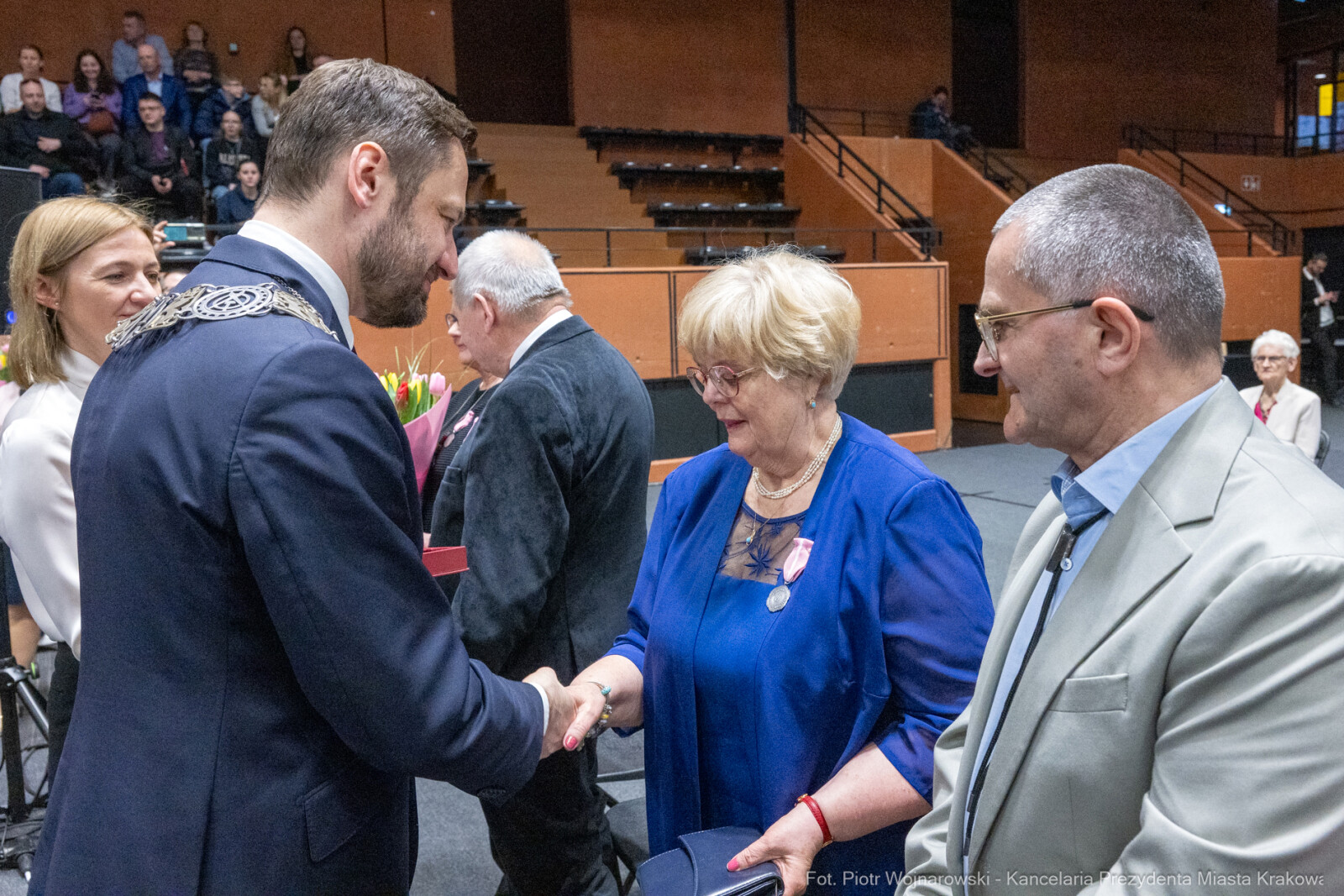 Miszalski, medale, seniorzy, Długoletnie Pożycie Małżeńskie, zdjęcia  Autor: Piotr Wojnarowski