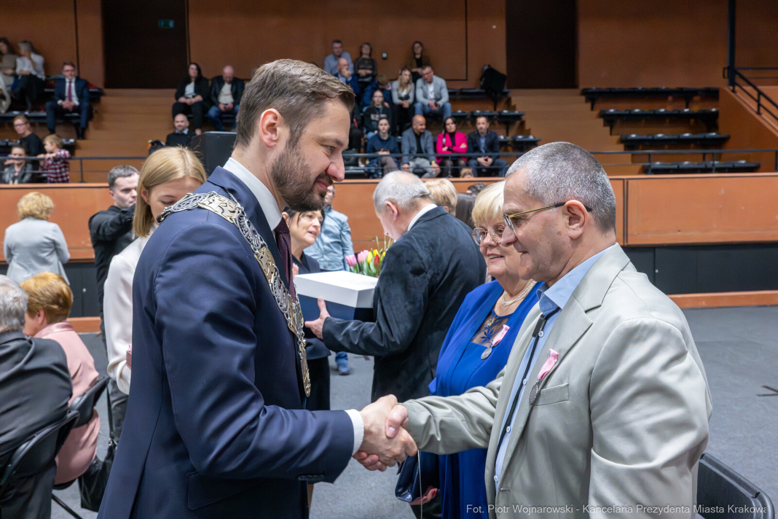 Miszalski, medale, seniorzy, Długoletnie Pożycie Małżeńskie, zdjęcia  Autor: Piotr Wojnarowski