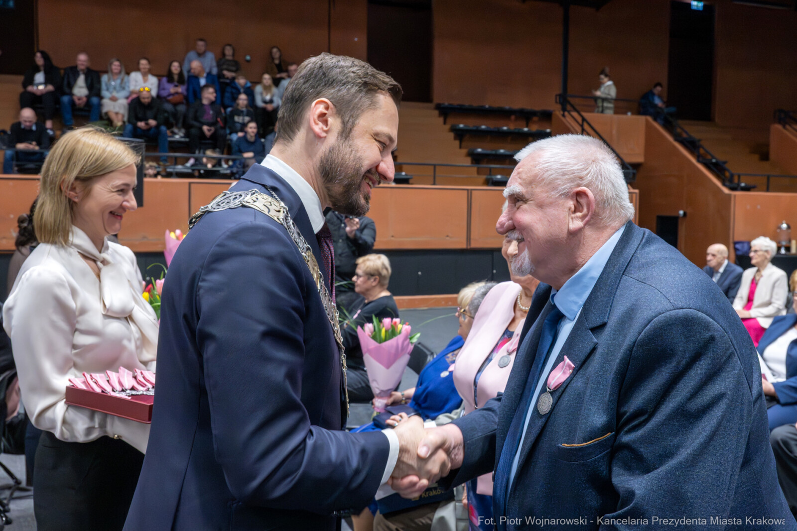 Miszalski, medale, seniorzy, Długoletnie Pożycie Małżeńskie, zdjęcia  Autor: Piotr Wojnarowski