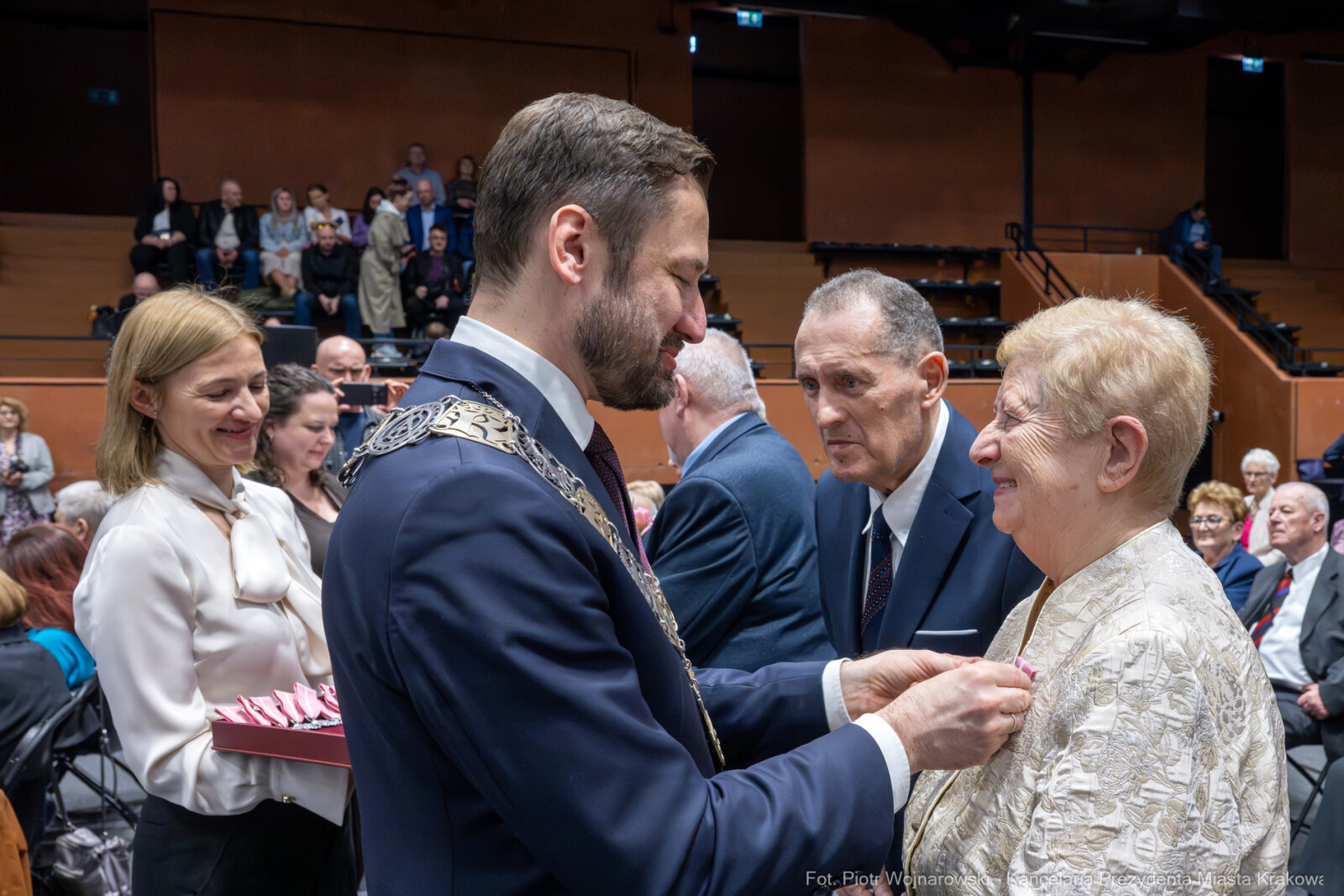 Miszalski, medale, seniorzy, Długoletnie Pożycie Małżeńskie, zdjęcia  Autor: Piotr Wojnarowski