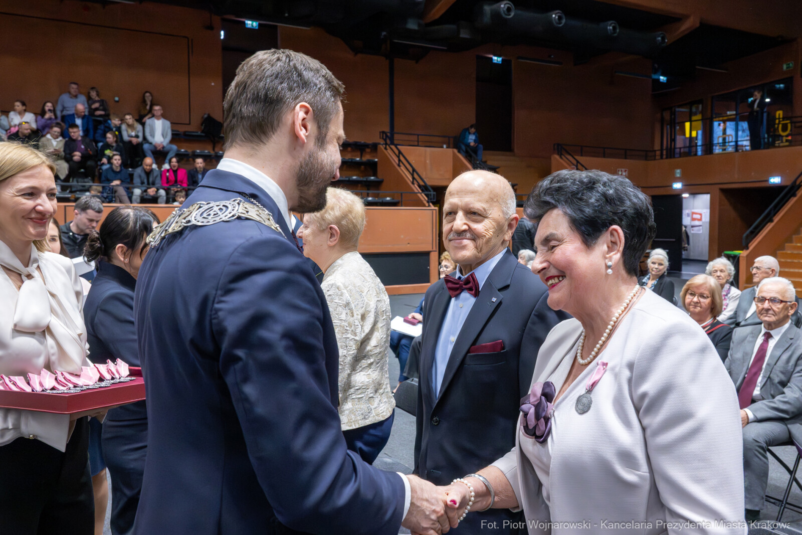 Miszalski, medale, seniorzy, Długoletnie Pożycie Małżeńskie, zdjęcia  Autor: Piotr Wojnarowski