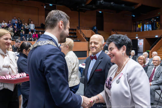 Miszalski, medale, seniorzy, Długoletnie Pożycie Małżeńskie, zdjęcia