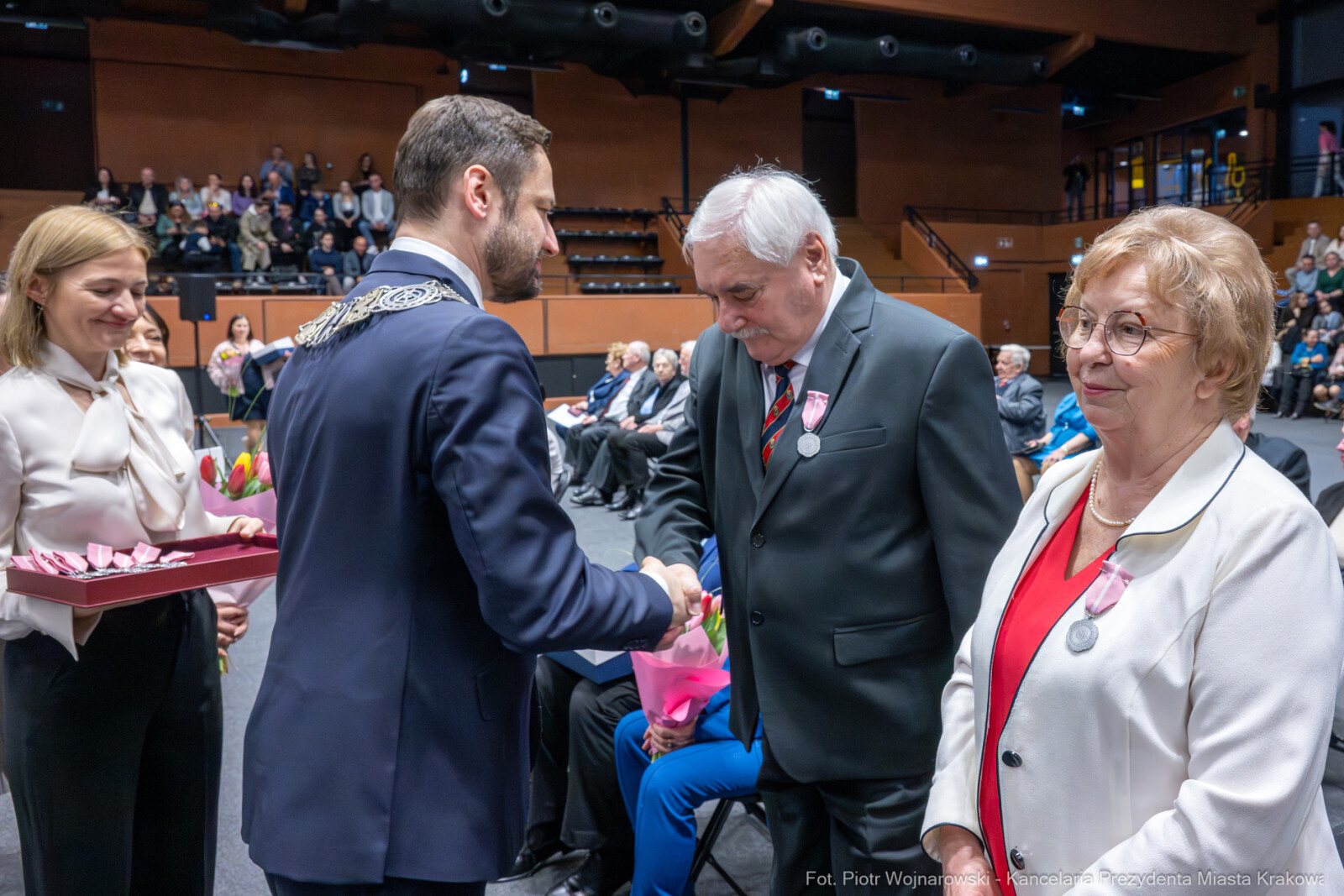 Miszalski, medale, seniorzy, Długoletnie Pożycie Małżeńskie, zdjęcia  Autor: Piotr Wojnarowski