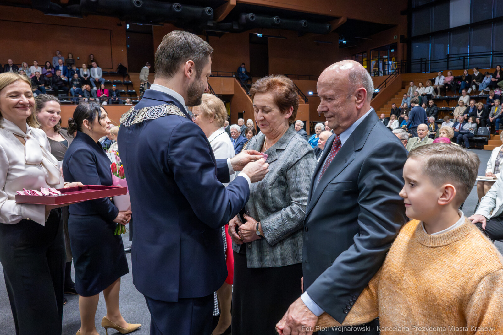 Miszalski, medale, seniorzy, Długoletnie Pożycie Małżeńskie, zdjęcia  Autor: Piotr Wojnarowski