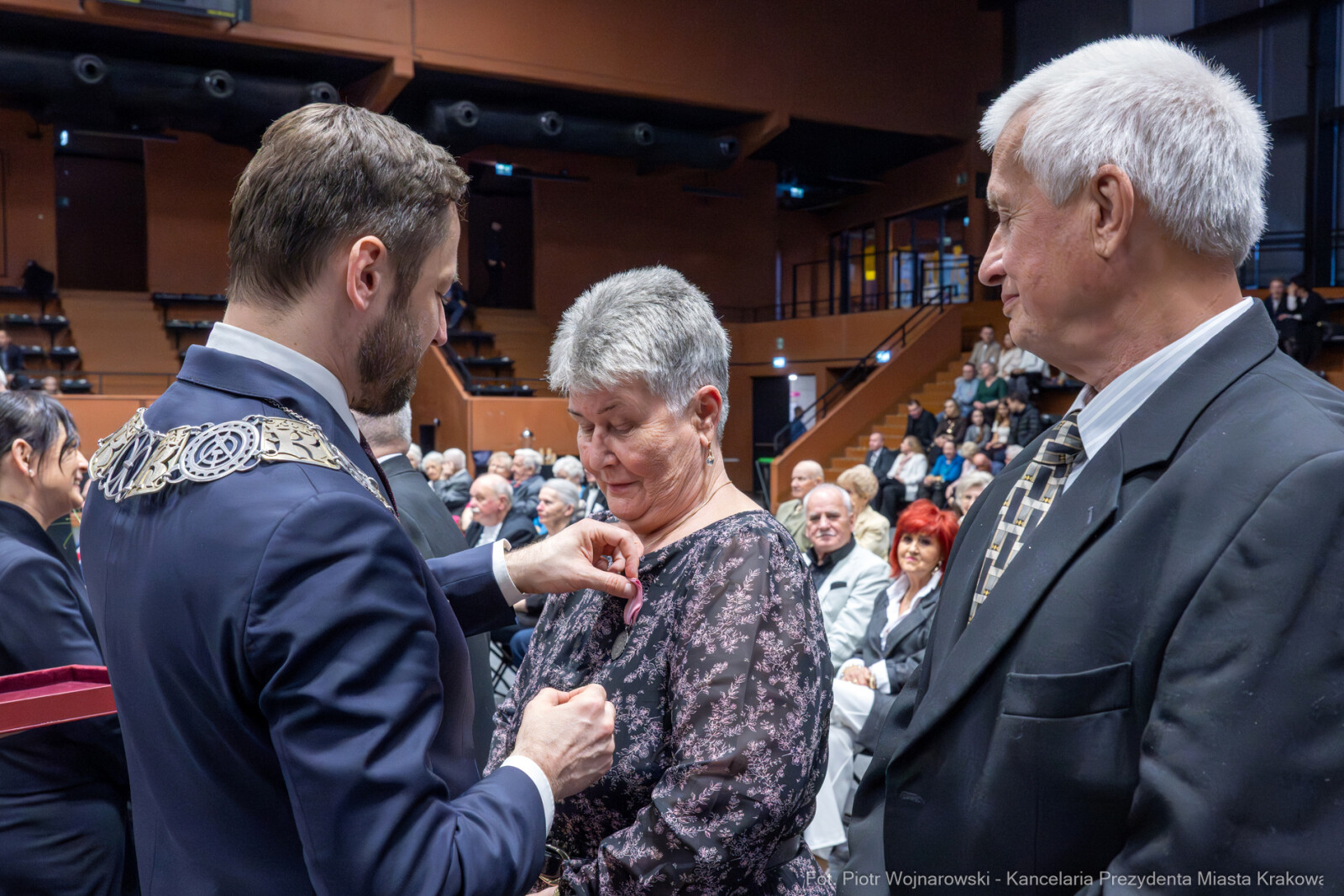 Miszalski, medale, seniorzy, Długoletnie Pożycie Małżeńskie, zdjęcia  Autor: Piotr Wojnarowski