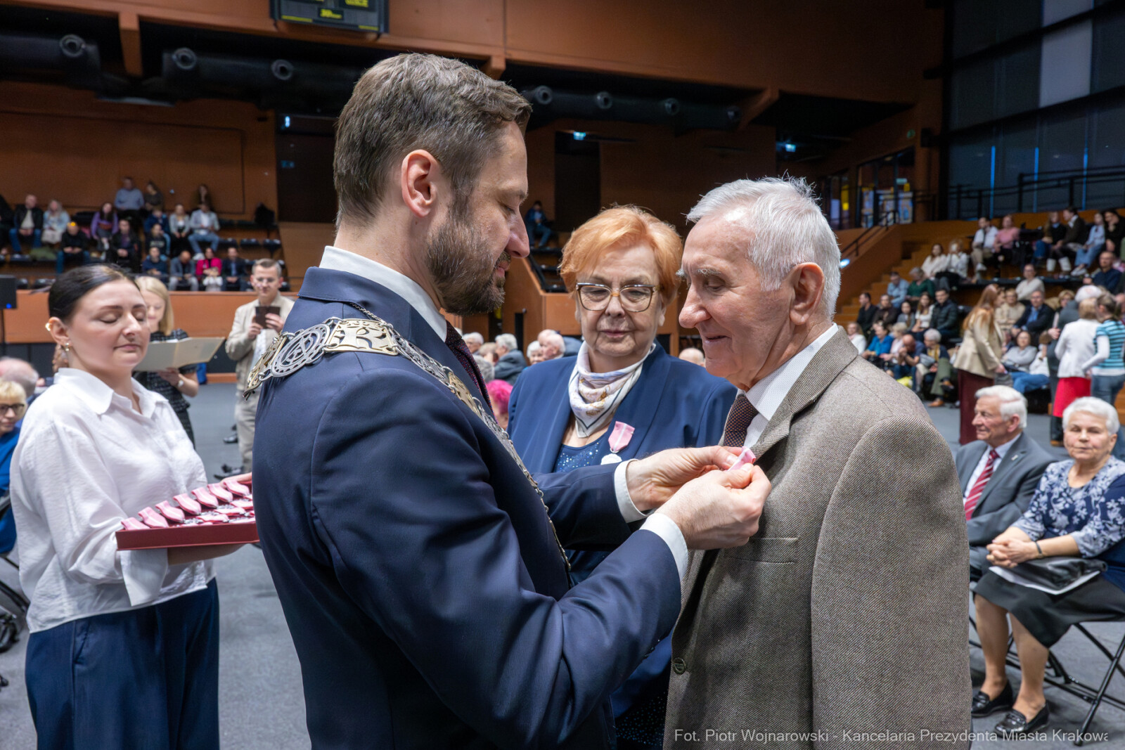 Miszalski, medale, seniorzy, Długoletnie Pożycie Małżeńskie, zdjęcia  Autor: Piotr Wojnarowski