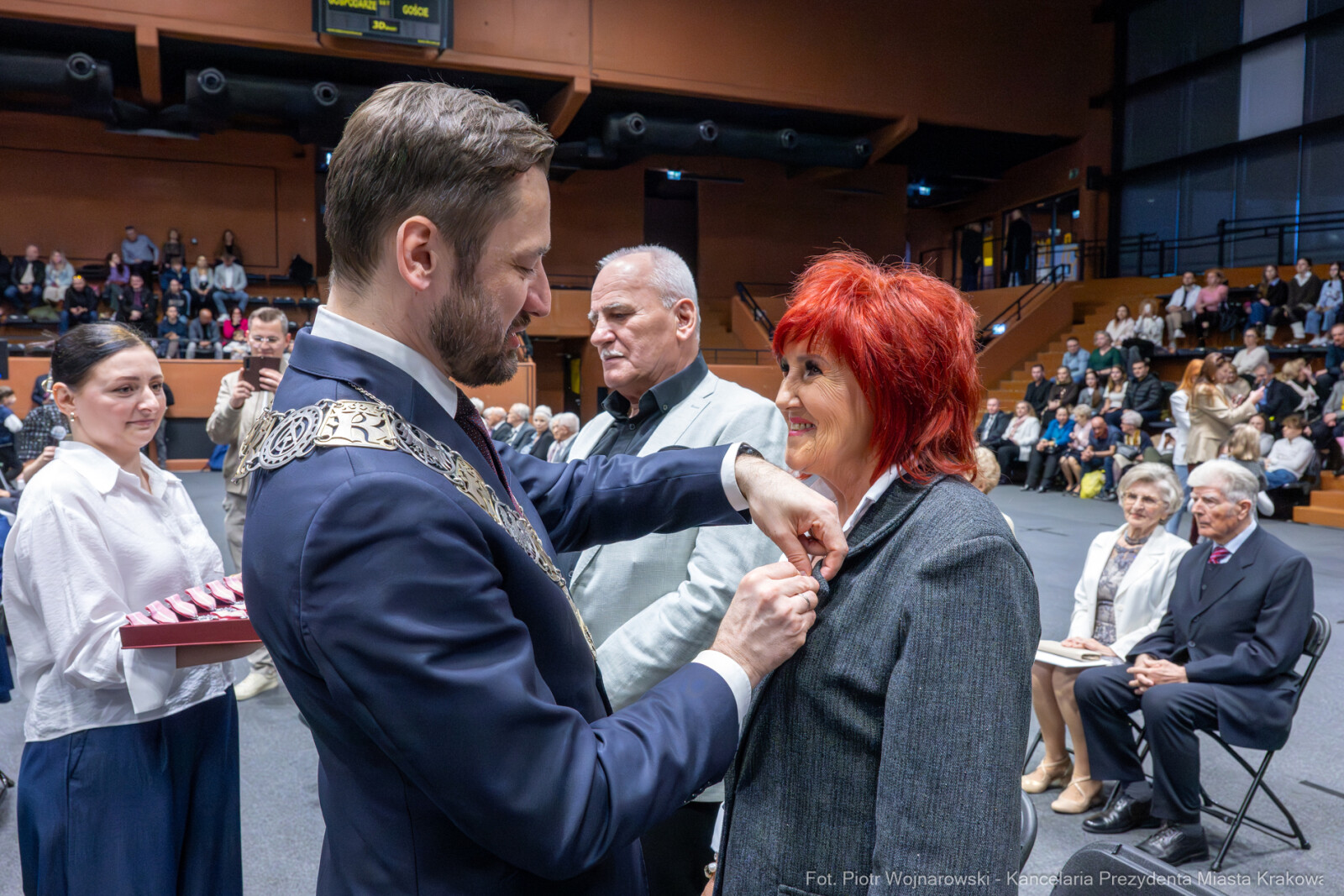 Miszalski, medale, seniorzy, Długoletnie Pożycie Małżeńskie, zdjęcia  Autor: Piotr Wojnarowski