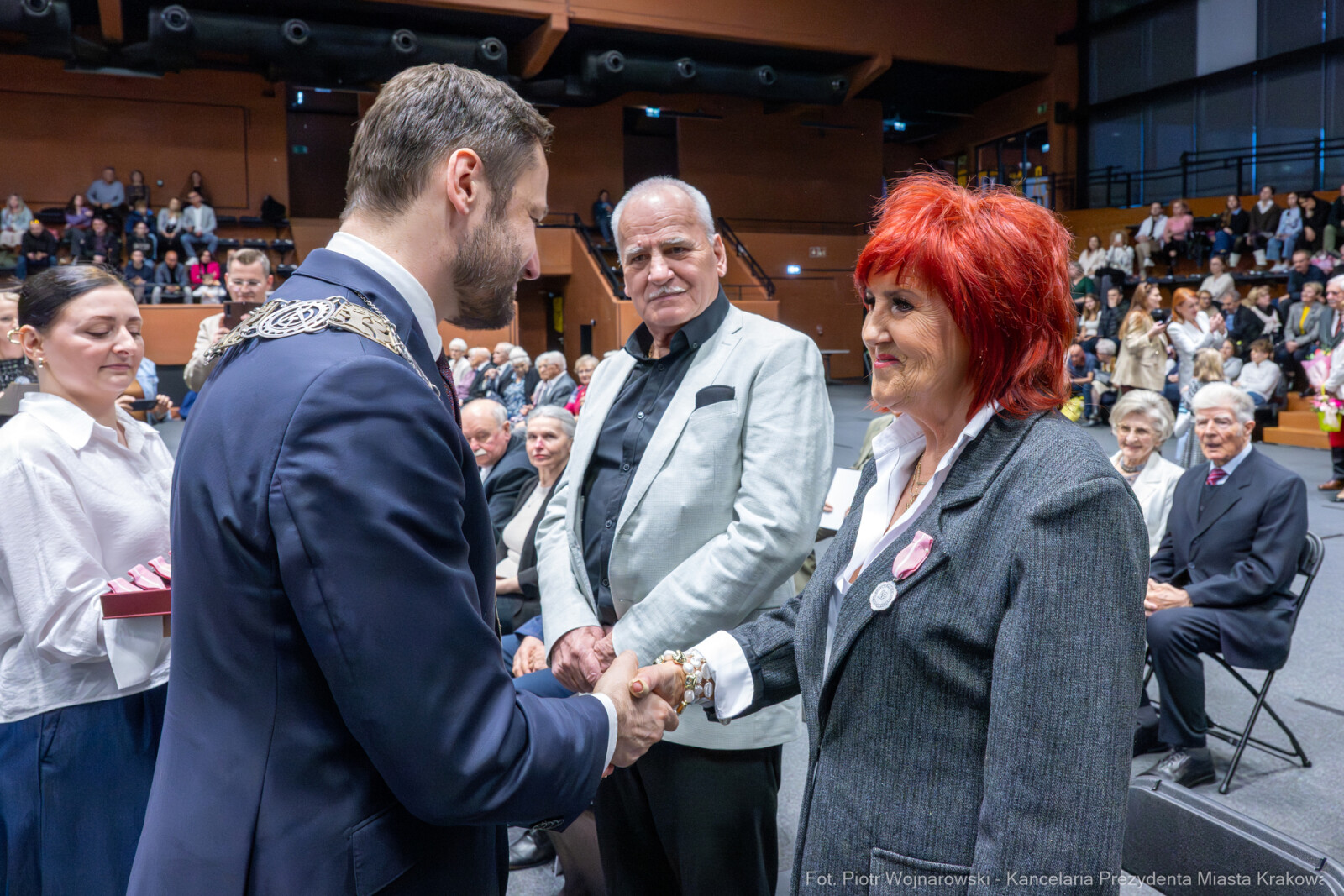 Miszalski, medale, seniorzy, Długoletnie Pożycie Małżeńskie, zdjęcia  Autor: Piotr Wojnarowski