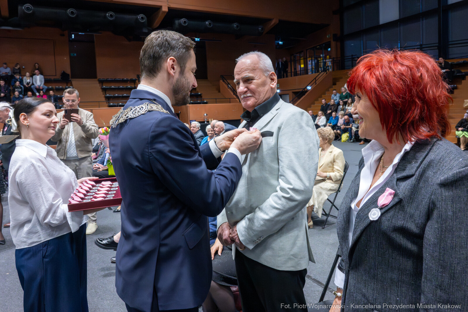 Miszalski, medale, seniorzy, Długoletnie Pożycie Małżeńskie, zdjęcia  Autor: Piotr Wojnarowski