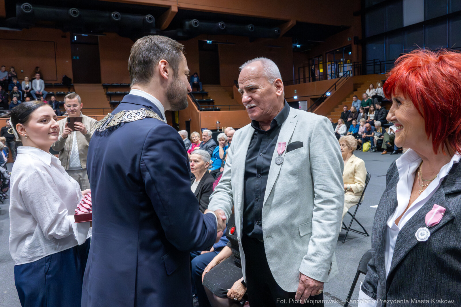 Miszalski, medale, seniorzy, Długoletnie Pożycie Małżeńskie, zdjęcia  Autor: Piotr Wojnarowski