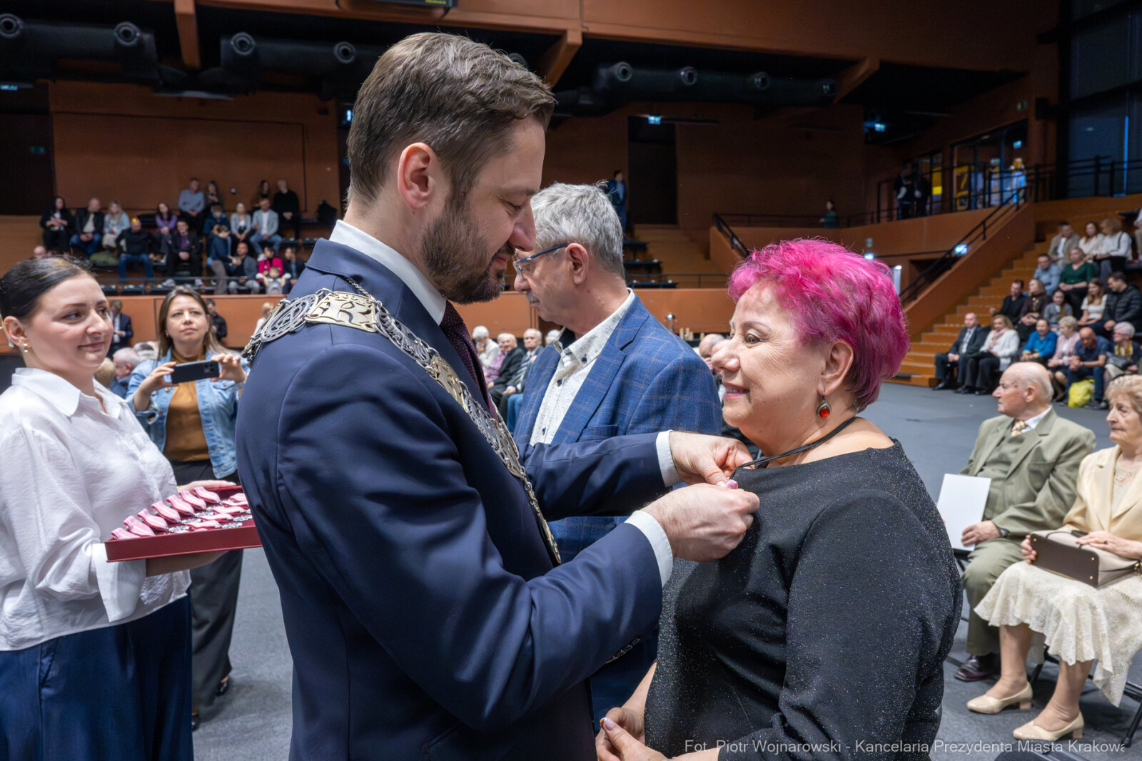 Miszalski, medale, seniorzy, Długoletnie Pożycie Małżeńskie, zdjęcia  Autor: Piotr Wojnarowski