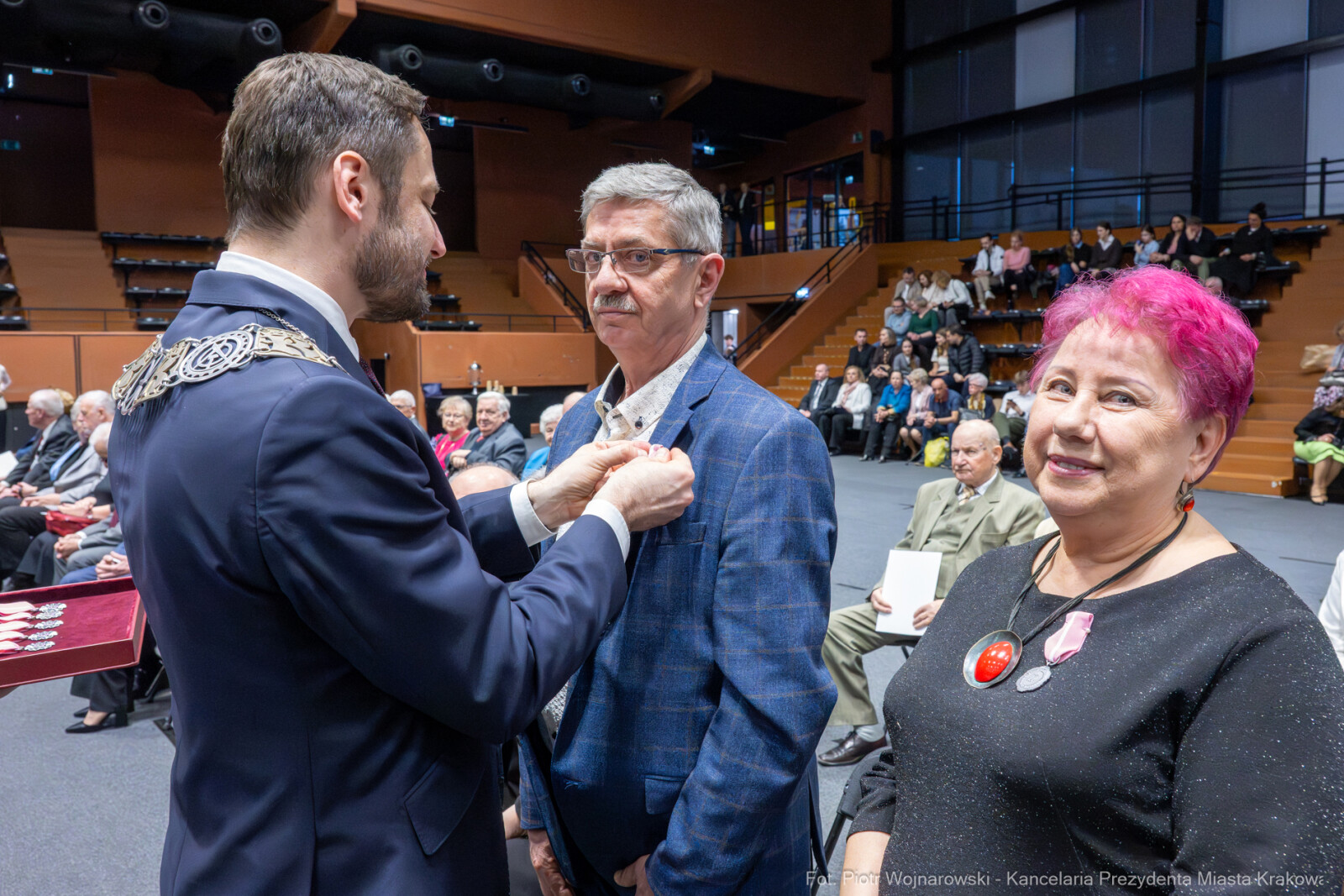 Miszalski, medale, seniorzy, Długoletnie Pożycie Małżeńskie, zdjęcia  Autor: Piotr Wojnarowski