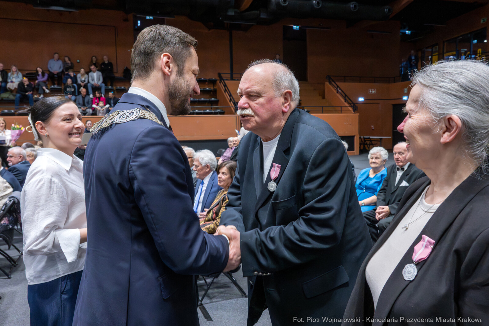 Miszalski, medale, seniorzy, Długoletnie Pożycie Małżeńskie, zdjęcia  Autor: Piotr Wojnarowski