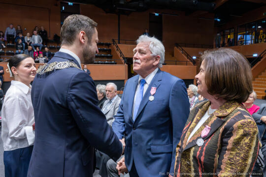 Miszalski, medale, seniorzy, Długoletnie Pożycie Małżeńskie, zdjęcia