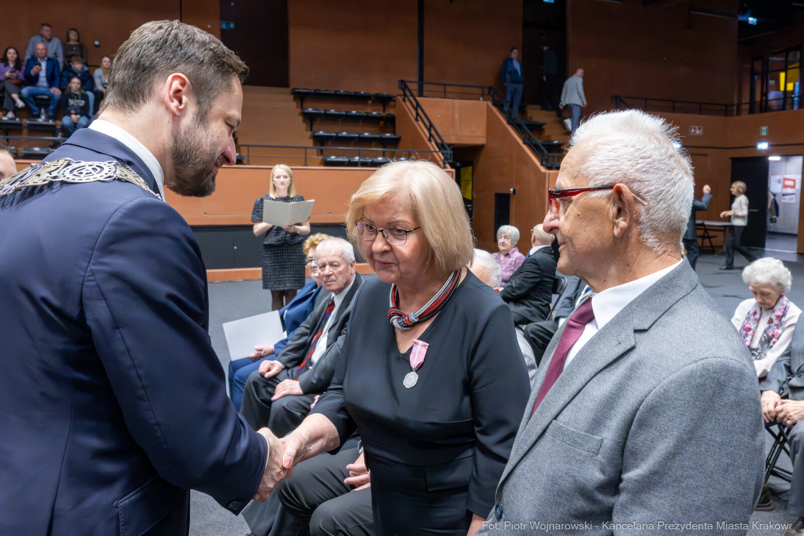 Miszalski, medale, seniorzy, Długoletnie Pożycie Małżeńskie, zdjęcia  Autor: Piotr Wojnarowski