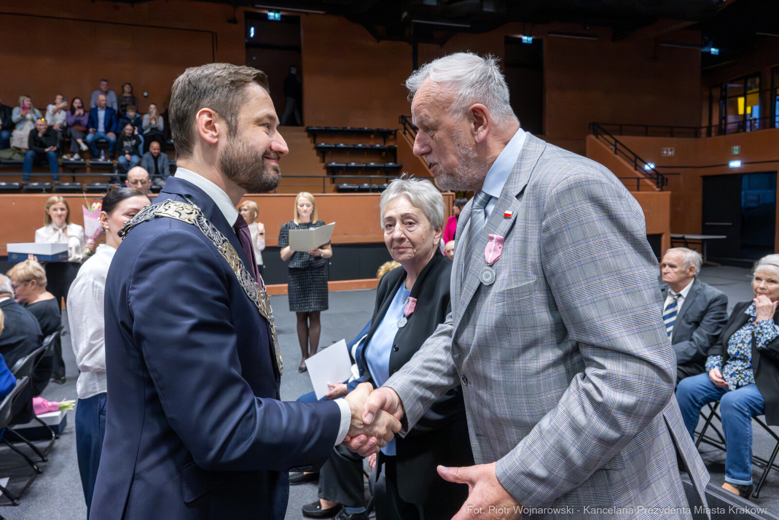 Miszalski, medale, seniorzy, Długoletnie Pożycie Małżeńskie, zdjęcia  Autor: Piotr Wojnarowski