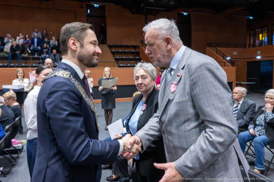 Miszalski, medale, seniorzy, Długoletnie Pożycie Małżeńskie, zdjęcia