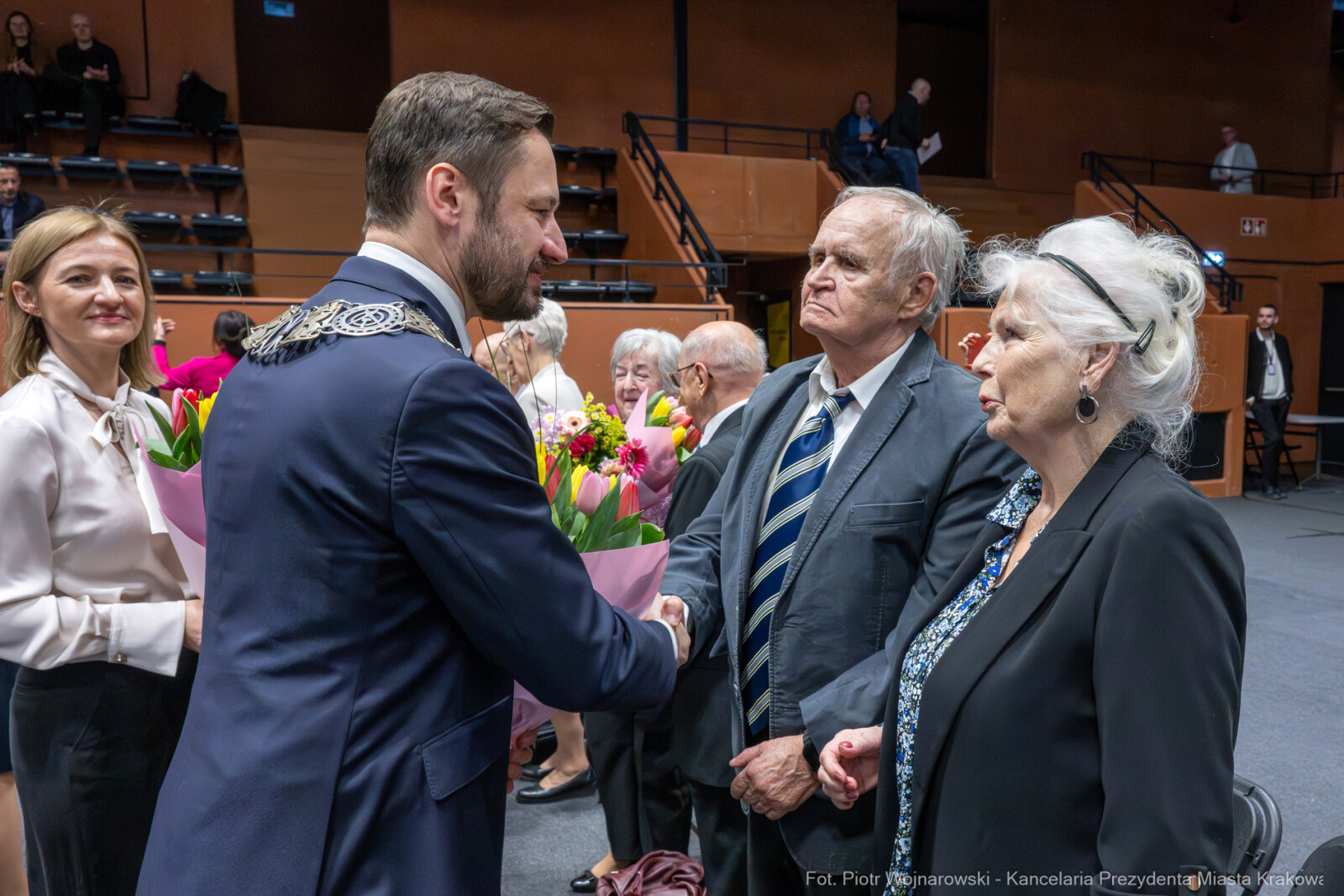 Miszalski, medale, seniorzy, Długoletnie Pożycie Małżeńskie, zdjęcia  Autor: Piotr Wojnarowski