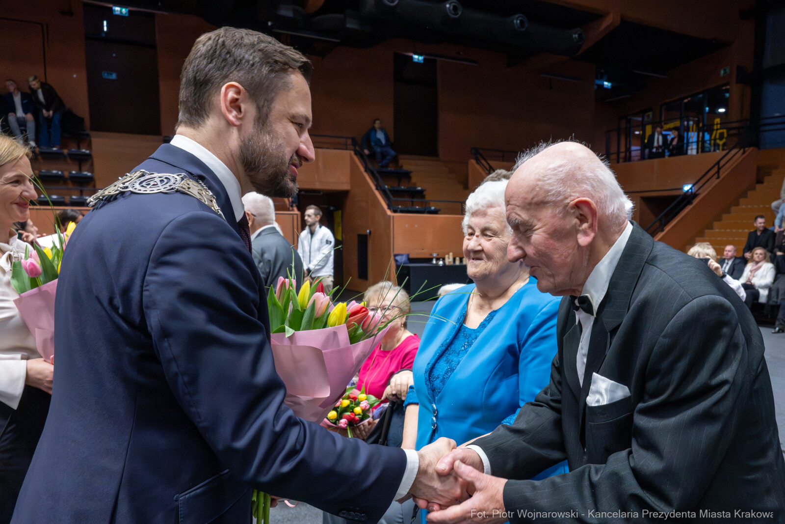 Miszalski, medale, seniorzy, Długoletnie Pożycie Małżeńskie, zdjęcia  Autor: Piotr Wojnarowski