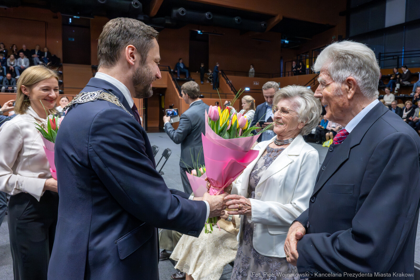 Miszalski, medale, seniorzy, Długoletnie Pożycie Małżeńskie, zdjęcia  Autor: Piotr Wojnarowski